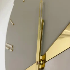 Orologi Da Parete Moderni-Selezionato da Mazzolaluce Orologio da parete 80 cm oro moderno legno resina effetto marmo marrone