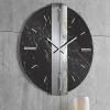 Orologi Da Parete Moderni-Selezionato da Mazzolaluce Orologio da parete 60cm particolare design kerlite specchio fume