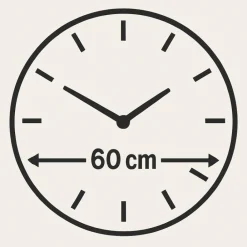 Orologi Da Parete Moderni-Selezionato da Mazzolaluce Orologio da parete 60cm peonia foglia oro cristalli in resina