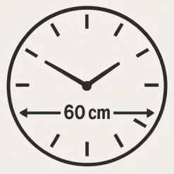 Orologi Da Parete Moderni-Selezionato da Mazzolaluce Orologio da parete 60cm petrot in resina effetto marmorizzato verde moderno