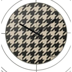 Orologi Da Parete Moderni-Selezionato da Mazzolaluce Orologio da parete design geometrico rotondo metallo sabbia