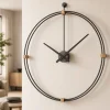 Orologi Da Parete Moderni-Selezionato da Mazzolaluce Orologio da parete design moderno rotondo tortora 60cm