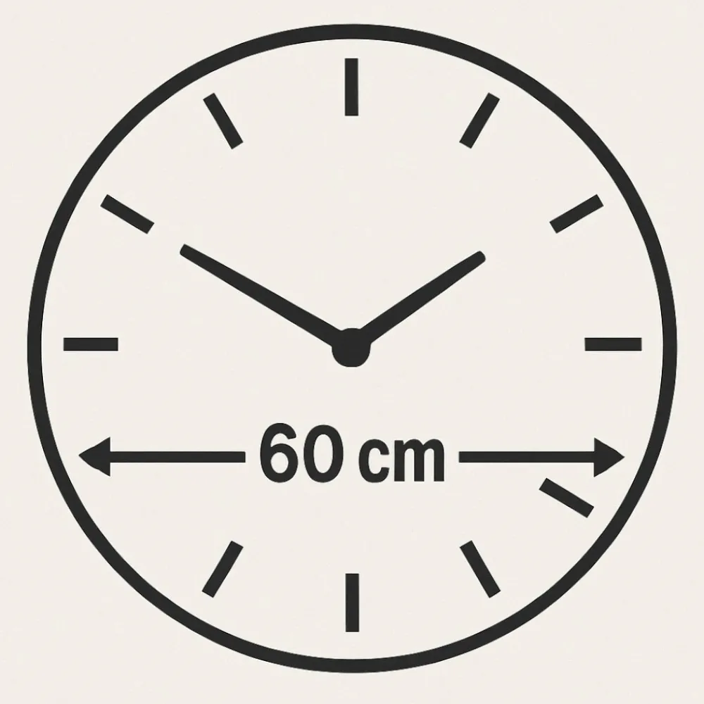 Orologi Da Parete Moderni-Selezionato da Mazzolaluce Orologio da parete design moderno rotondo tortora 60cm
