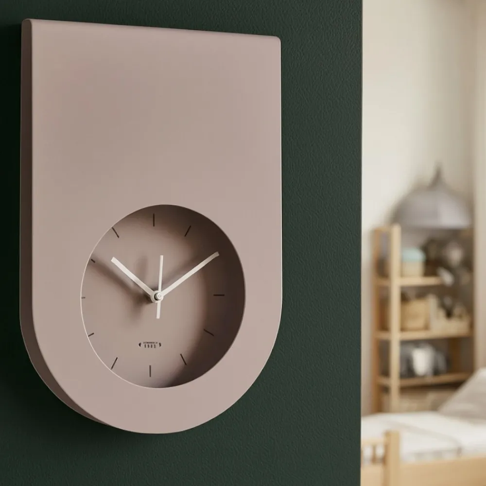 Orologi Da Parete Moderni-Selezionato da Mazzolaluce Orologio da parete design moderno color gelsi