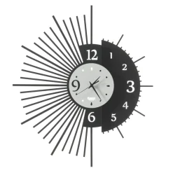 Orologi Da Parete Moderni-Selezionato da Mazzolaluce Orologio da parete design moderno nero colore bianco marmo