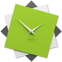 Orologi Da Parete Moderni-Selezionato da Mazzolaluce Orologio da parete design moderno verde mela originale