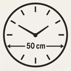 Orologi Da Parete Moderni-Selezionato da Mazzolaluce Orologio da parete elegante rotondo effetto marmo dettagli foglia oro