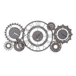 Orologi Da Parete Moderni-Selezionato da Mazzolaluce Orologio da parete fango e alluminio design fusi orario moderno