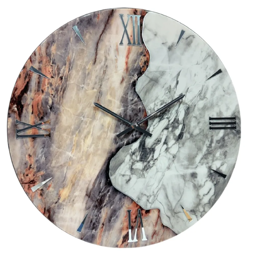 Orologi Da Parete Moderni-Selezionato da Mazzolaluce Orologio da parete grande 80 cm rotondo resina per soggiorno