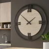 Orologi Da Parete Moderni-Selezionato da Mazzolaluce Orologio da parete grande 60cm rovere breeze rotondo design moderno