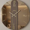 Orologi Da Parete Moderni-Selezionato da Mazzolaluce Orologio da parete mistica 60cm vetro bronzo design moderno