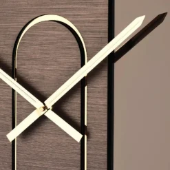 Orologi Da Parete Moderni-Selezionato da Mazzolaluce Orologio da parete mistica 60cm vetro bronzo design moderno