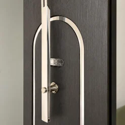 Orologi Da Parete Moderni-Selezionato da Mazzolaluce Orologio da parete mistica vetro fume 60cm tondo design moderno