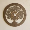 Orologi Da Parete Moderni-Selezionato da Mazzolaluce Orologio da parete moderno albero della vita oro bronzo