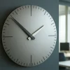 Orologi Da Parete Moderni-Selezionato da Mazzolaluce Orologio da parete moderno alluminio in legno