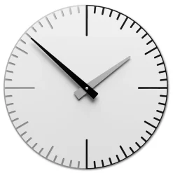 Orologi Da Parete Moderni-Selezionato da Mazzolaluce Orologio da parete moderno bianco nero grigio moderno