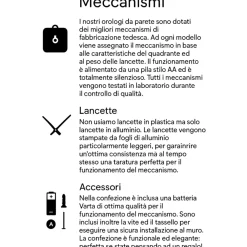 Orologi Da Parete Moderni-Selezionato da Mazzolaluce Orologio da parete moderno bianco nero grigio moderno