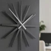 Orologi Da Parete Moderni-Selezionato da Mazzolaluce Orologio da parete moderno 81cm nero grigio in legno