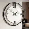 Orologi Da Parete Moderni-Selezionato da Mazzolaluce Orologio da parete moderno 30cm bianco rotondo