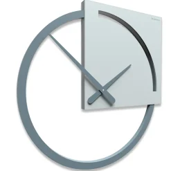 Orologi Da Parete Moderni-Selezionato da Mazzolaluce Orologio da parete moderno legno colore azzurro polvere