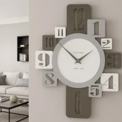 Orologi Da Parete Moderni-Selezionato da Mazzolaluce Orologio da parete moderno per cucina design bianco