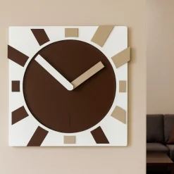 Orologi Da Parete Moderni-Selezionato da Mazzolaluce Orologio da parete moderno quadrato design originale