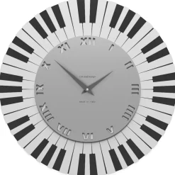 Orologi Da Parete Moderni-Selezionato da Mazzolaluce Orologio da parete musicale donizzetti legno colore grigio