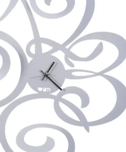 Orologi Da Parete Moderni-Selezionato da Mazzolaluce Orologio da parete numeri grigio alluminio moderno rotondo