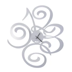 Orologi Da Parete Moderni-Selezionato da Mazzolaluce Orologio da parete numeri grigio alluminio moderno rotondo