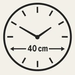 Orologi Da Parete Moderni-Selezionato da Mazzolaluce Orologio da parete onde terrene 40cm rotondo moderno multicolor