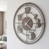 Orologi Da Parete Moderni-Selezionato da Mazzolaluce Orologio da parete originale rotondo bronzo 50cm