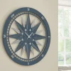 Orologi Da Parete Moderni-Selezionato da Mazzolaluce Orologio da parete rotondo bianco e azzurro nautilus