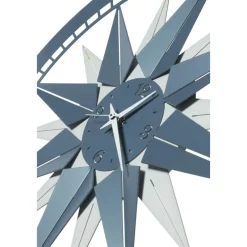 Orologi Da Parete Moderni-Selezionato da Mazzolaluce Orologio da parete rotondo bianco e azzurro nautilus