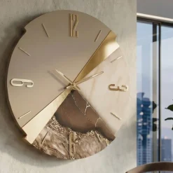 Orologi Da Parete Moderni-Selezionato da Mazzolaluce Orologio da parete rotondo 60 cm design contemporaneo