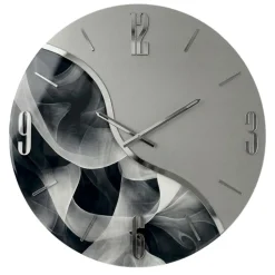 Orologi Da Parete Moderni-Selezionato da Mazzolaluce Orologio da parete rotondo 50cm resina effetto marmorizzato moderno