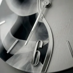 Orologi Da Parete Moderni-Selezionato da Mazzolaluce Orologio da parete rotondo 50cm resina effetto marmorizzato moderno
