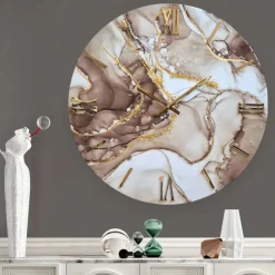 Orologi Da Parete Moderni-Selezionato da Mazzolaluce Orologio da parete rotondo 40cm moderno elegance in resina