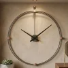 Orologi Da Parete Moderni-Selezionato da Mazzolaluce Orologio da parete tridimensionale tortora rotondo 80cm