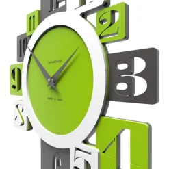 Orologi Da Parete Moderni-Selezionato da Mazzolaluce Orologio da parete verde moderno design per soggiorno