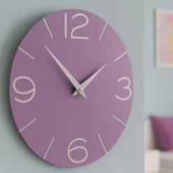 Orologi Da Parete Moderni-Selezionato da Mazzolaluce Orologio da parete viola per cameretta