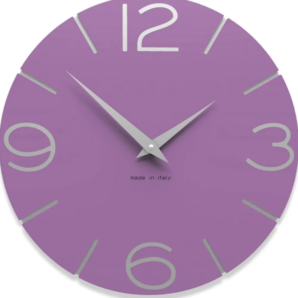 Orologi Da Parete Moderni-Selezionato da Mazzolaluce Orologio da parete viola per cameretta