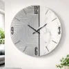 Orologi Da Parete Moderni-Selezionato da Mazzolaluce Orologio design da parete 80cm rotondo resina effetto marmo
