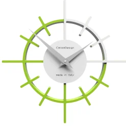 Orologi Da Parete Moderni-Selezionato da Mazzolaluce Orologio design da parete legno colore mela verde