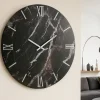 Orologi Da Parete Moderni-Selezionato da Mazzolaluce Orologio di grandi dimensioni 100cm tondo nero polvere di stelle
