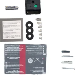 Orologi Da Parete Moderni-Selezionato da Mazzolaluce Orologio farfalle da parete legno colore arancione abbronzato