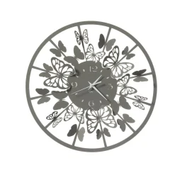 Orologi Da Parete Moderni-Selezionato da Mazzolaluce Orologio farfalle da parete moderno colore fango per soggiorno