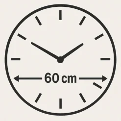Orologi Da Parete Moderni-Selezionato da Mazzolaluce Orologio goldy 60cm per parete tondo moderno in resina oro
