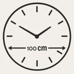 Orologi Da Parete Moderni-Selezionato da Mazzolaluce Orologio grande da parete 100cm design originale effetto marmo