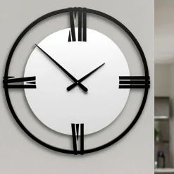 Orologi Da Parete Moderni-Selezionato da Mazzolaluce Orologio grande da parete moderno bianco