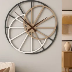 Orologi Da Parete Moderni-Selezionato da Mazzolaluce Orologio grande da parete moderno caffelatte